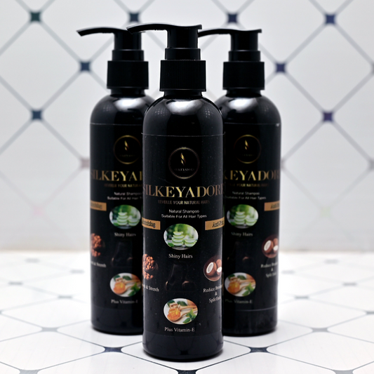 Pack of 3 SilkeyAdore Natural Shampoo 200ml